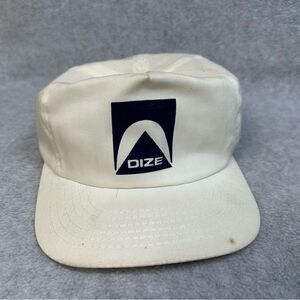 Vintage Dize Company Hat Cap Snapback 5 Panel Work Wear Retro Classic Casual